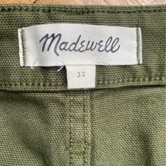 Madewell Emmett Wide Leg Crop canvas, button fly pant - Picture 3 of 8